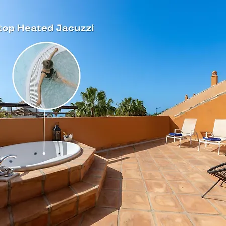 Vacation I Duplex Con Encanto Bahia, 280m2 Duplex Penthouse, Luxury Complex, A Minute From The Beach, 24-7 Security, In Town Appartement *