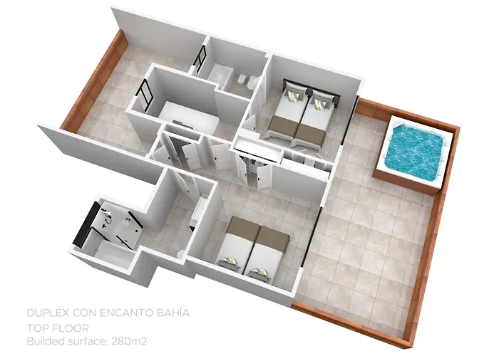 アパート Vacation I Duplex Con Encanto Bahia, 280m2 Duplex Penthouse, Luxury Complex, A Minute From The Beach, 24-7 Security, In Town *