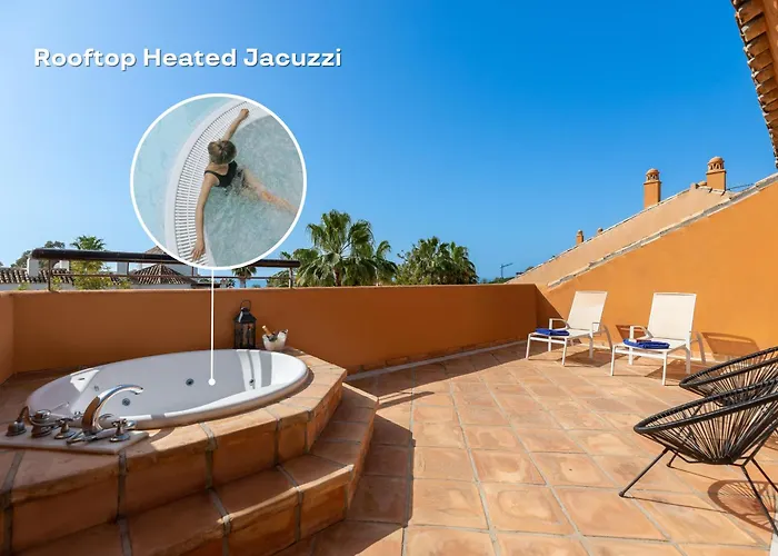 Vacation I Duplex Con Encanto Bahia, 280m2 Duplex Penthouse, Luxury Complex, A Minute From The Beach, 24-7 Security, In Town Apartament *